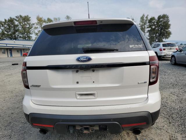 1FM5K8GT6EGA00223 - 2014 FORD EXPLORER SPORT WHITE photo 6