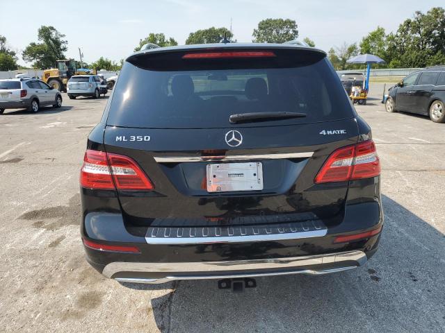 4JGDA5HB7EA357397 - 2014 MERCEDES-BENZ ML 350 4MATIC BLACK photo 6