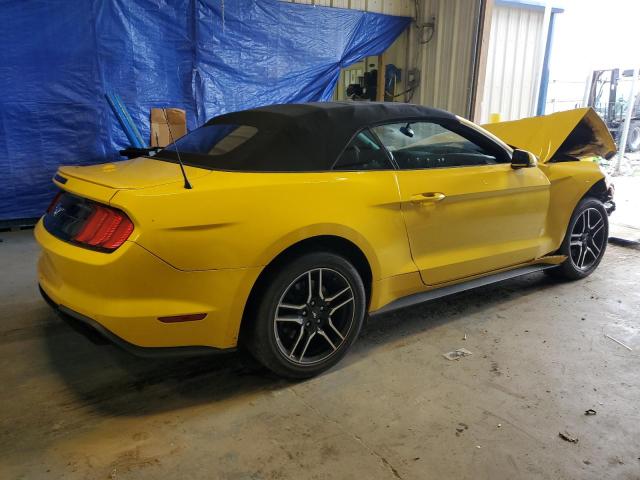 1FATP8UH4J5157032 - 2018 FORD MUSTANG YELLOW photo 3