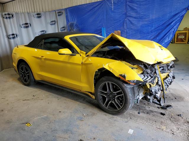 1FATP8UH4J5157032 - 2018 FORD MUSTANG YELLOW photo 4