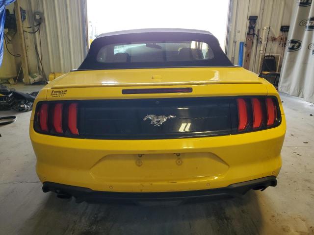 1FATP8UH4J5157032 - 2018 FORD MUSTANG YELLOW photo 6