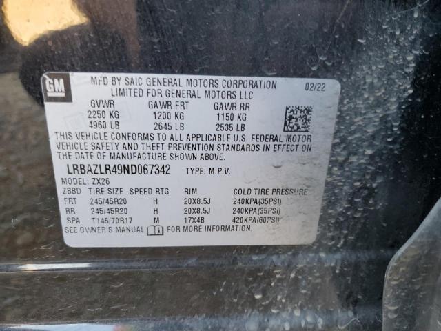 LRBAZLR49ND067342 - 2022 BUICK ENVISION PREFERRED Qara foto 14