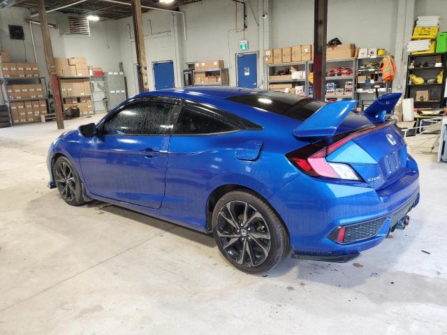2HGFC4B80KH400605 - 2019 HONDA CIVIC SPORT Niebieski zdjęcie 2