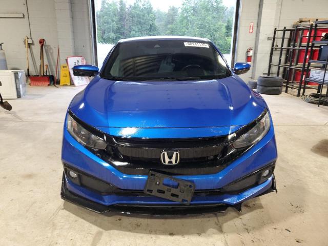 2HGFC4B80KH400605 - 2019 HONDA CIVIC SPORT Niebieski zdjęcie 5