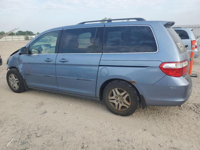 5FNRL38666B025732 - 2006 HONDA ODYSSEY EXL BLUE photo 2