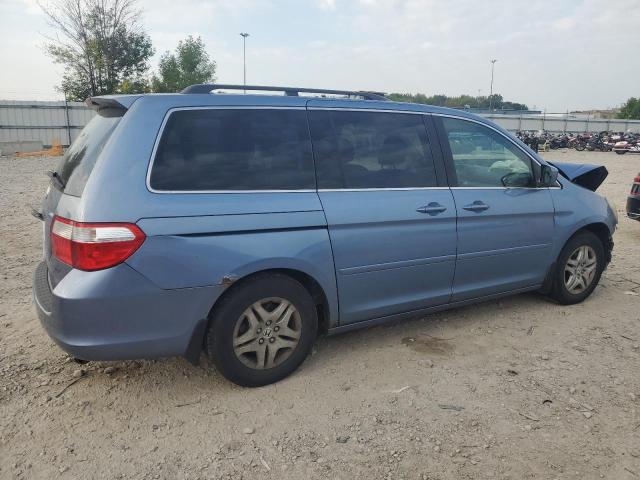 5FNRL38666B025732 - 2006 HONDA ODYSSEY EXL BLUE photo 3