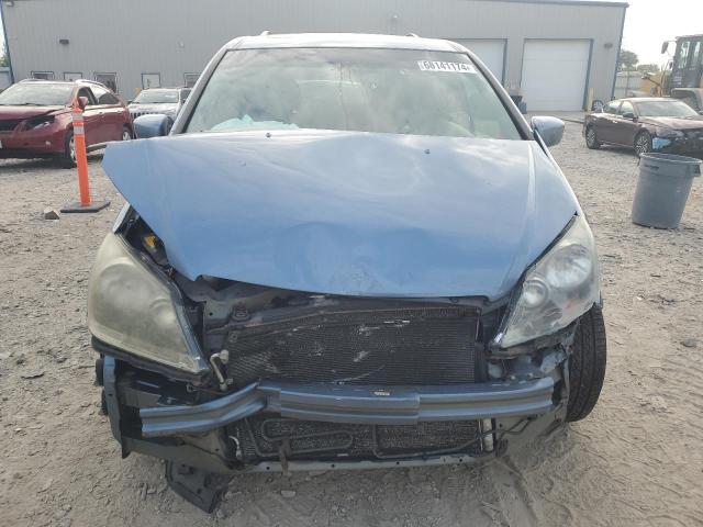 5FNRL38666B025732 - 2006 HONDA ODYSSEY EXL BLUE photo 5