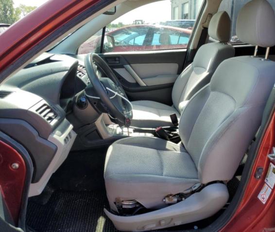 JF2SJAEC2EH475058 - 2014 SUBARU FORESTER 2.5I PREMIUM RED photo 7