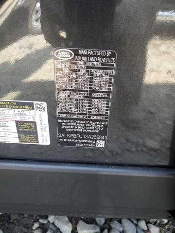 SALKPBFU3SA266841 - 2025 LAND ROVER RANGE ROVE SE CHARCOAL photo 13