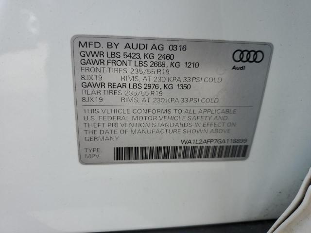 WA1L2AFP7GA118899 - 2016 AUDI Q5 PREMIUM PLUS Սպիտակ լուսանկար 14