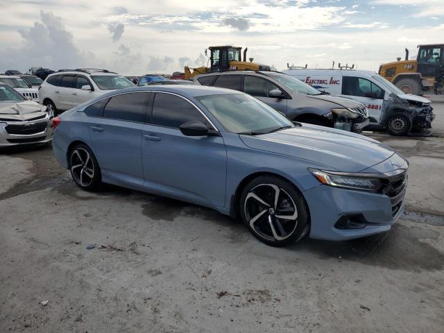 1HGCV1F36NA006149 - 2022 HONDA ACCORD SPORT 银色 照片 4
