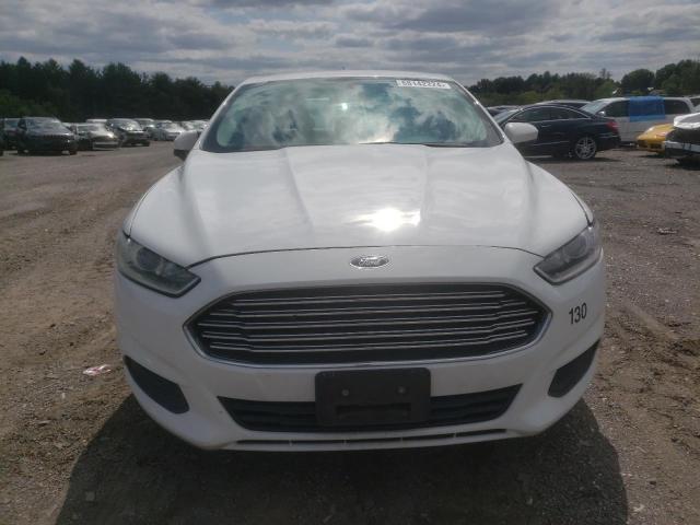 1FA6P0G75E5352564 - 2014 FORD FUSION S WHITE photo 5