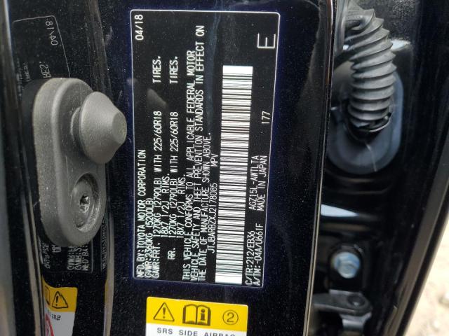 JTJBARBZXJ2178085 - 2018 LEXUS NX 300 BASE BLACK photo 13