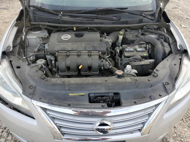 3N1AB7AP0FY240427 - 2015 NISSAN SENTRA S SILVER photo 11