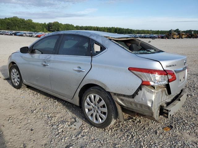 3N1AB7AP0FY240427 - 2015 NISSAN SENTRA S SILVER photo 2