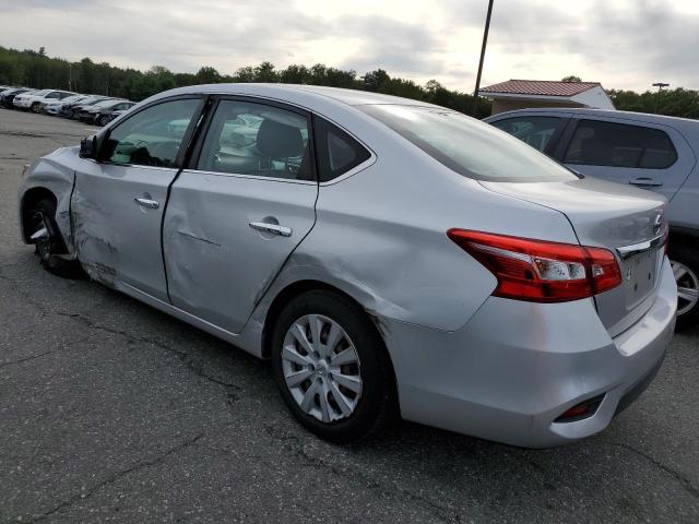 3N1AB7AP8JY253757 - 2018 NISSAN SENTRA S SILVER photo 2