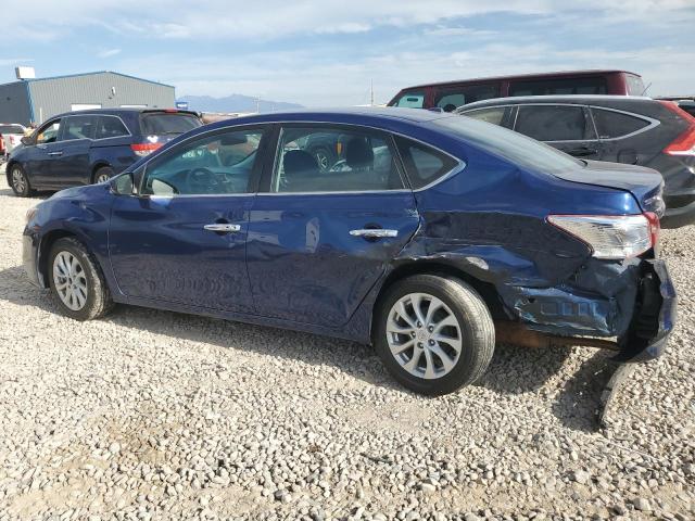 3N1AB7AP5HY309504 - 2017 NISSAN SENTRA S BLUE photo 2