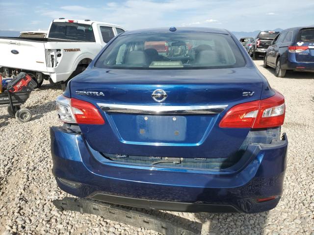 3N1AB7AP5HY309504 - 2017 NISSAN SENTRA S BLUE photo 6