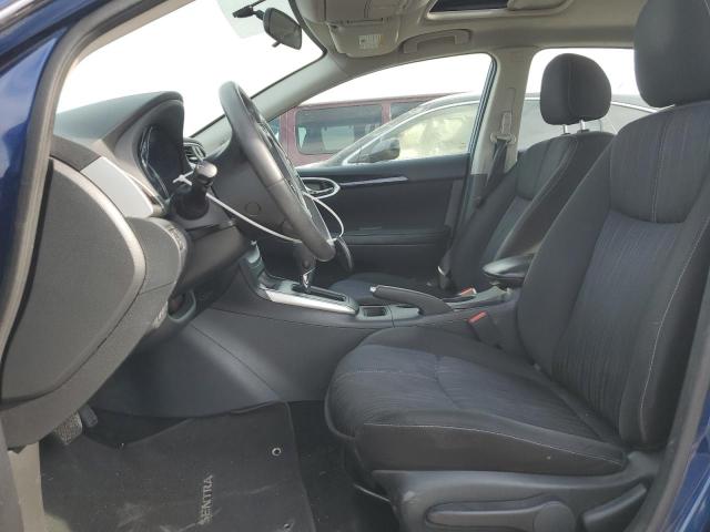 3N1AB7AP5HY309504 - 2017 NISSAN SENTRA S BLUE photo 7