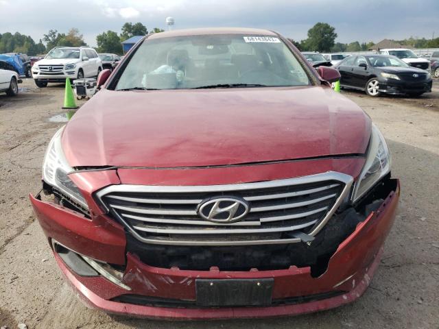 5NPE24AF2FH205163 - 2015 HYUNDAI SONATA SE RED photo 5