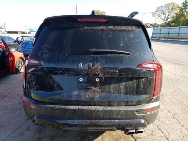 5XYP3DHC5NG278602 - 2022 KIA TELLURIDE EX BLACK photo 6