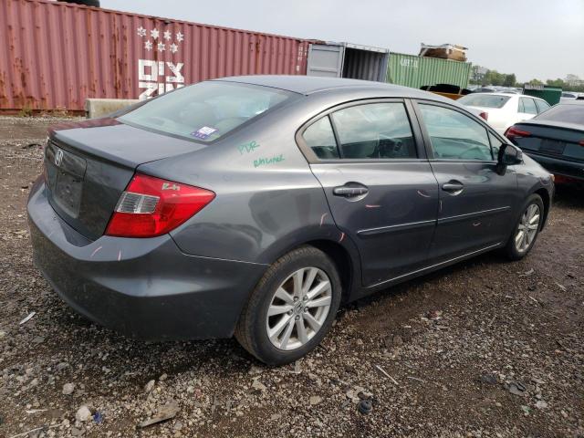 19XFB2F80CE052186 - 2012 HONDA CIVIC EX GRAY photo 3