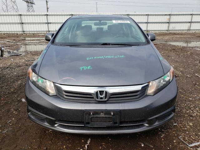 19XFB2F80CE052186 - 2012 HONDA CIVIC EX GRAY photo 5