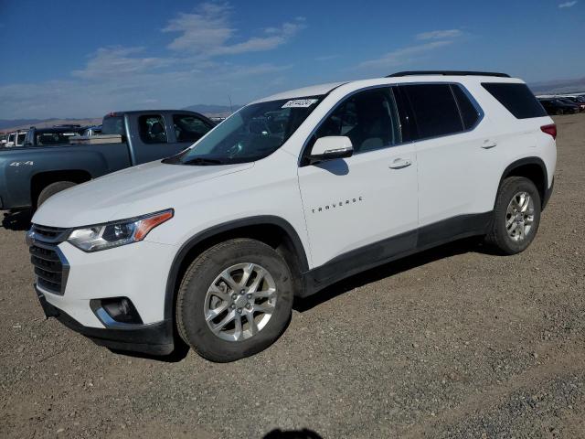 1GNEVGKW6KJ293957 - 2019 CHEVROLET TRAVERSE LT WHITE photo 1