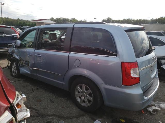 2C4RC1BG2CR320719 - 2012 CHRYSLER TOWN & COU TOURING BLUE photo 2