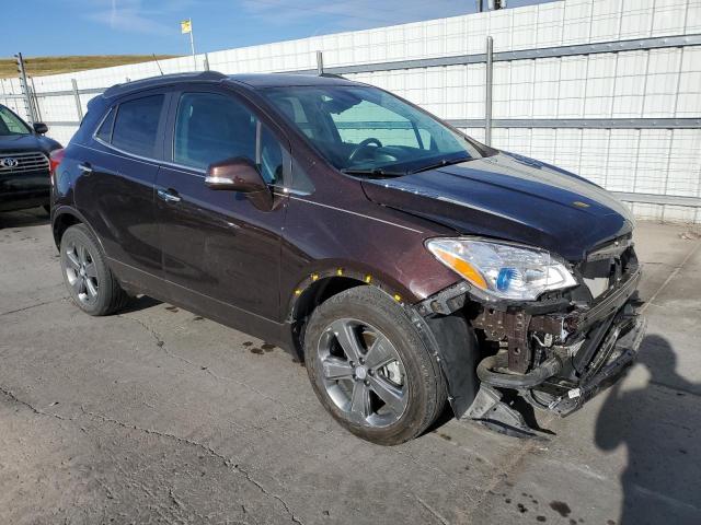 KL4CJASB0EB675884 - 2014 BUICK ENCORE BURGUNDY photo 4