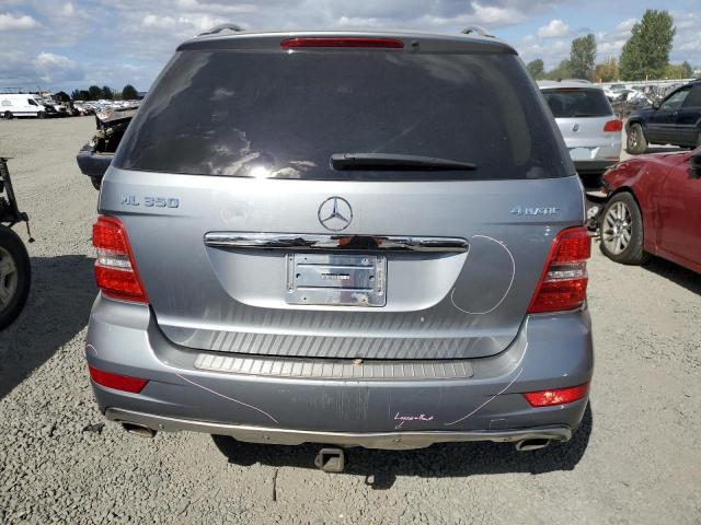 4JGBB8GB4AA587349 - 2010 MERCEDES-BENZ ML 350 4MATIC GRAY photo 6
