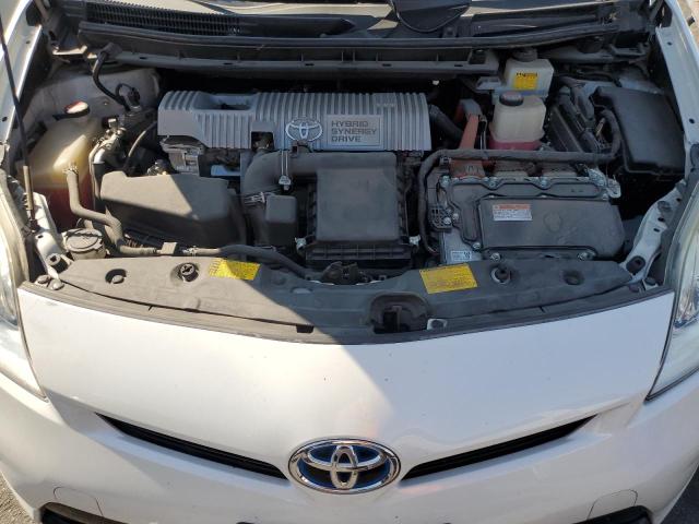 JTDKN3DU9F1873080 - 2015 TOYOTA PRIUS WHITE photo 11