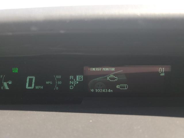 JTDKN3DU9F1873080 - 2015 TOYOTA PRIUS WHITE photo 9