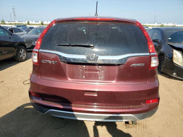2HKRM4H57GH718242 - 2016 HONDA CR-V EX MAROON photo 6