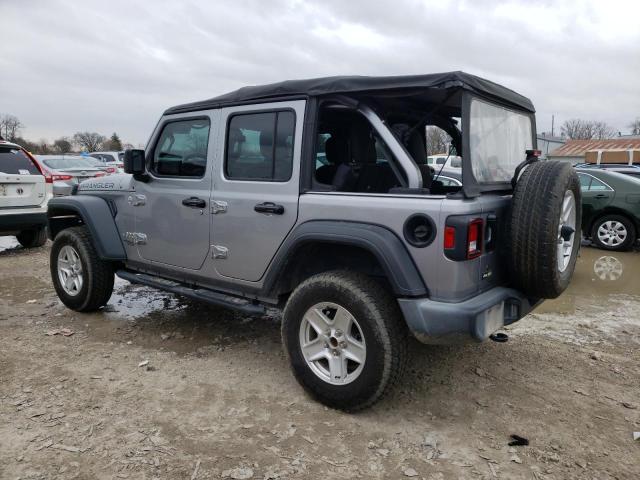 1C4HJXDG6JW154372 - 2018 JEEP WRANGLER U SPORT ვერცხლისფერი ფოტო 2