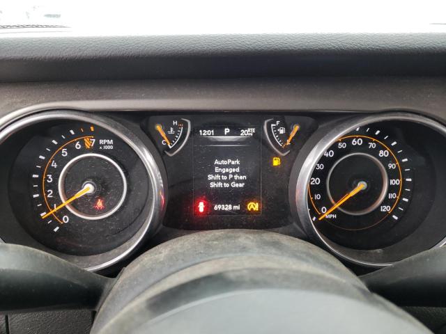 1C4HJXDG6JW154372 - 2018 JEEP WRANGLER U SPORT ვერცხლისფერი ფოტო 9