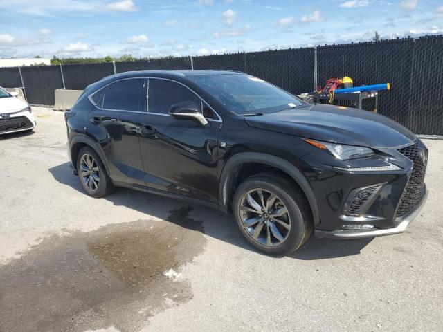 JTJSARBZ8M2182043 - 2021 LEXUS NX 300 BASE BLACK photo 4