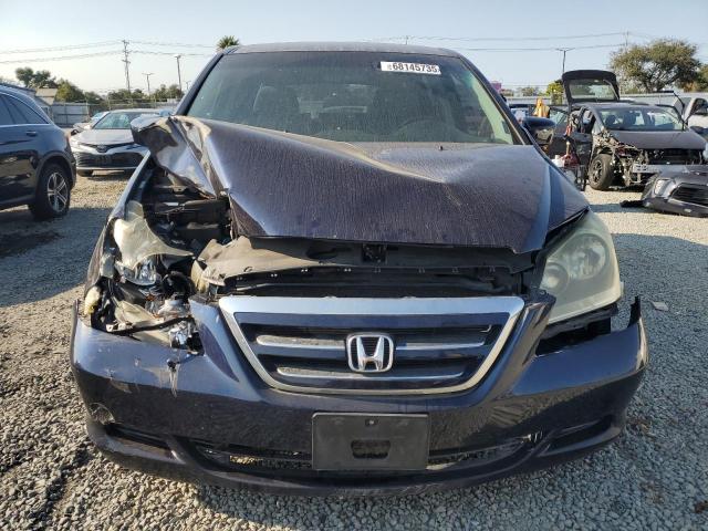 5FNRL38457B098008 - 2007 HONDA ODYSSEY EX BLUE photo 5
