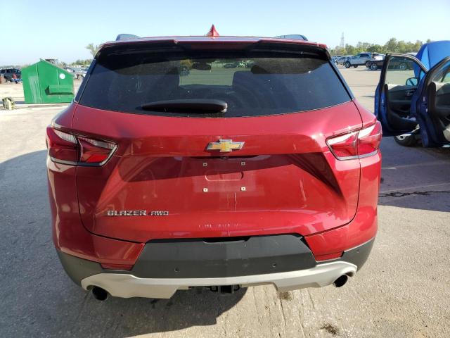 3GNKBHRS5LS589945 - 2020 CHEVROLET BLAZER 2LT RED photo 6