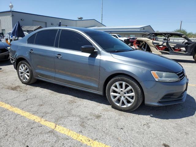 3VWD17AJ2FM257971 - 2015 VOLKSWAGEN JETTA SE GRAY photo 4