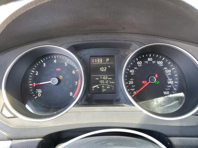 3VWD17AJ2FM257971 - 2015 VOLKSWAGEN JETTA SE GRAY photo 9