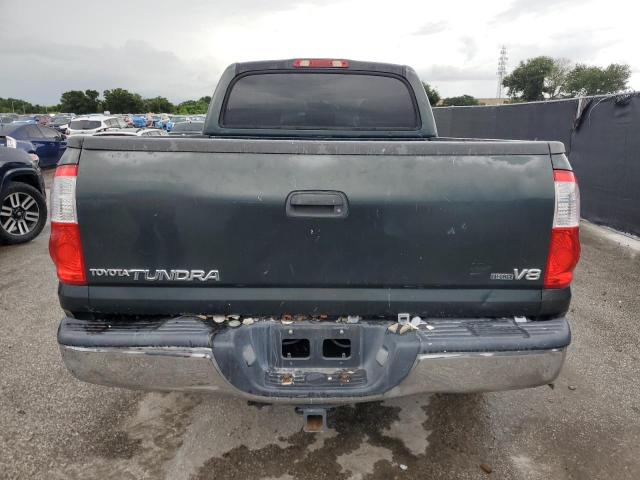 5TBET34156S526110 - 2006 TOYOTA TUNDRA DOUBLE CAB SR5 GREEN photo 6