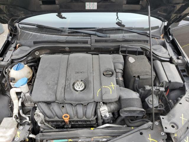 3VWDP7AJ2DM266262 - 2013 VOLKSWAGEN JETTA SE BLACK photo 11