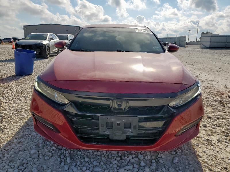 1HGCV1F30JA135532 - 2018 HONDA ACCORD SPORT წითელი ფოტო 5