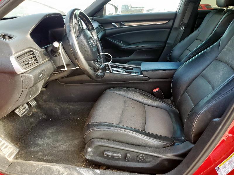 1HGCV1F30JA135532 - 2018 HONDA ACCORD SPORT წითელი ფოტო 7