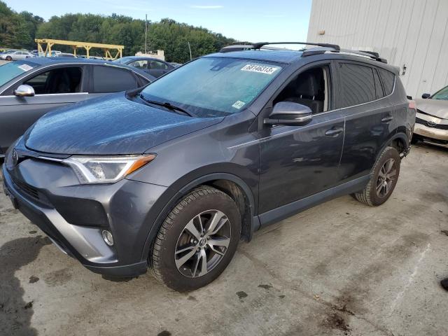 JTMRFREV9JD255142 - 2018 TOYOTA RAV4 ADVENTURE GRAY photo 1