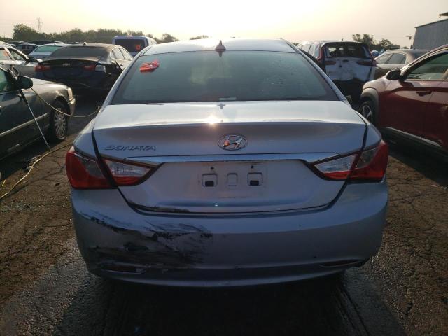 5NPEB4AC1CH485837 - 2012 HYUNDAI SONATA GLS SILVER photo 6