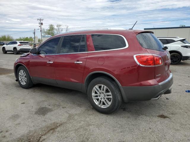 5GAER13768J277317 - 2008 BUICK ENCLAVE CX RED photo 2