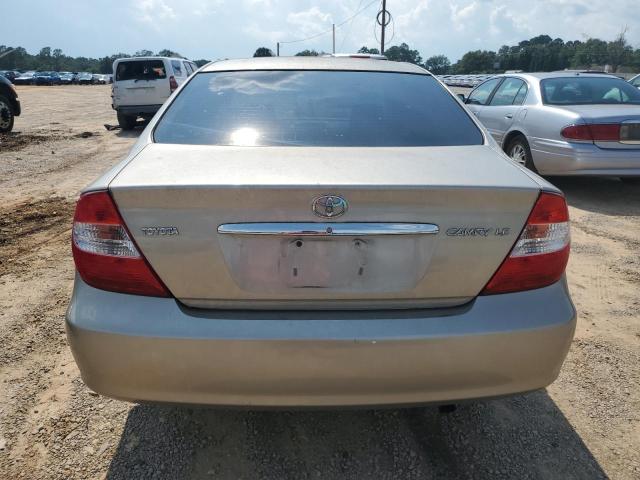 4T1BE32K72U009165 - 2002 TOYOTA CAMRY LE GOLD photo 6