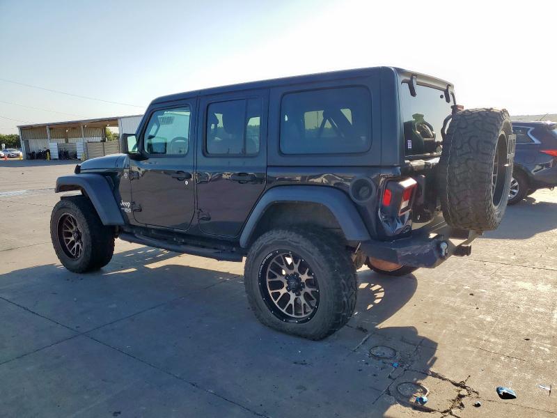 1C4HJXDG2KW569254 - 2019 JEEP WRANGLER UNLIMITED SPORT BLACK photo 2